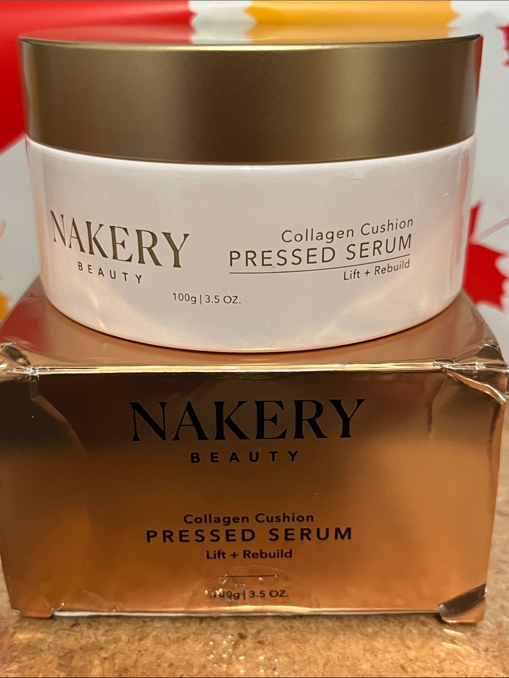 Nakery Beauty Collagen Cushion Pressed Serum - Pink & Gold